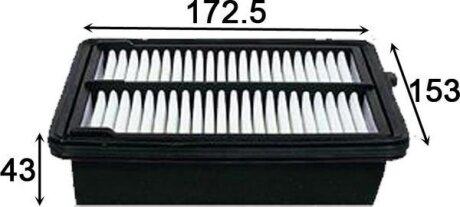 Фильтр воздушный двигателя JS ASAKASHI A892J