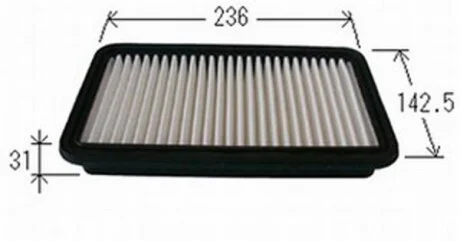 Фильтр воздушный SUZUKI Swift, Swift III (SG) JS ASAKASHI A971J