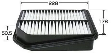 Фильтр воздушный Suzuki Grand Vitara, 1.6-2.0, 05- JS ASAKASHI A974J