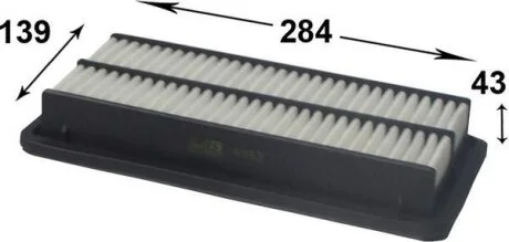 Фильтр воздушный SUZUKI SX-4 (Euro) JS ASAKASHI A993J