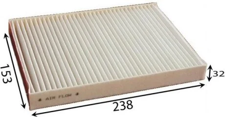 Фильтр салона NISSAN Juke 1.6l 1.5DCI, 06.10-, RENAULT Fluence 1.5l 1.6l 2.0l, 02.10- JS ASAKASHI AC0182