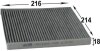 Фильтр салона TOYOTA CAMRY 01-,06-,AVENSIS 2.0I 16V,2.0I 16V TDI 01.05-,YARIS 1.0I 16V 01- (угольный) JS ASAKASHI AC102JC (фото 1)