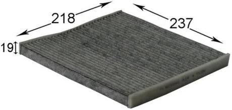 Фільтр салону вугільний JS JS ASAKASHI AC104C