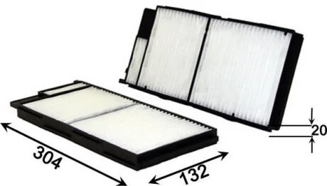 Фильтр салона TOYOTA LAND CRUISER 08.2002-08.2007,LEXUS LX470 01.1998-08.2007 JS ASAKASHI AC1506SET