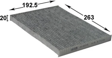 Фильтр салона угольный Nissan Qashqai 1.6 16V 2.0 16V 1.5DCI 06.12- JS ASAKASHI AC207C