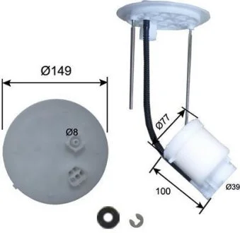 Фильтр топливный в сборе JS ASAKASHI FS21008