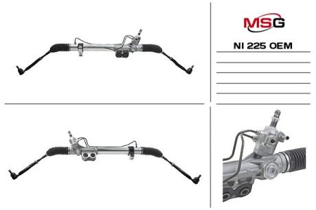 Рульова рейка з ГПК нова Nissan Pathfinder R51 04-14, Nissan Navara 05-15 JTEKT (Koyo) NI225OEM