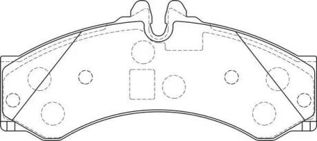 Тормозные колодки передние (20 мм) (без датчика) MB Sprinter VW LT 96-06 Jurid 29153 09560