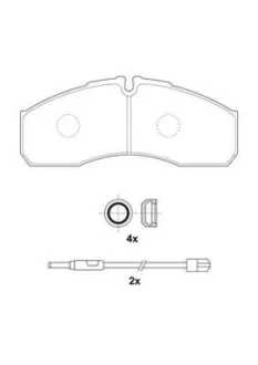 Дискові гальмівні колодки Jurid 29160 09560