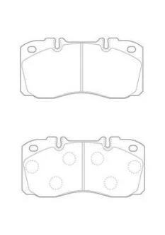 Гальмівні колодки передні IVECO DAILY IV,V, VI, EUROCARGO Jurid 2937409560