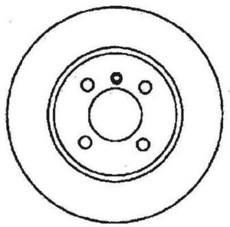 Гальмівний диск передній BMW 3-Series, Z1 Jurid 561324JC