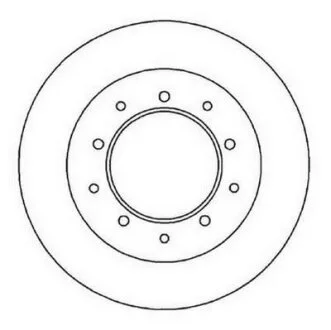 Диск гальмівний (комп. 2шт.) Jurid 561353JC