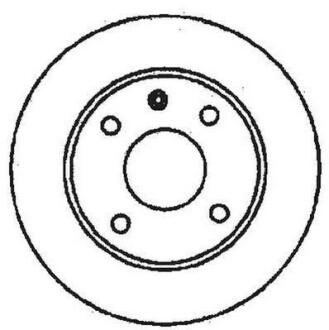 Гальмівний диск передній SEAT Ibiza, Cordoba, Toledo / VW Golf, Caddy Jurid 561448JC