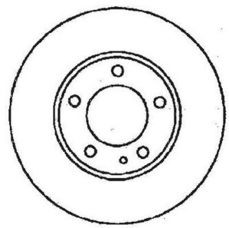 Гальмівний диск задній BMW 3-Series / Hyundai Veloster Jurid 561552JC