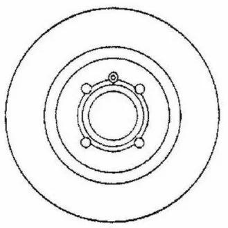 Диск гальмівний (комп. 2шт.) Jurid 561608JC