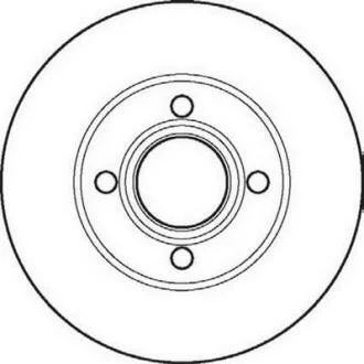 AUDI диск гальмівний передній 80 1.8-2.3E 91-92 Jurid 561691JC