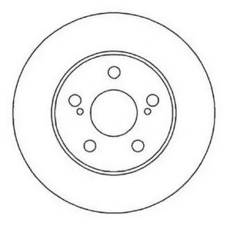 Диск тормозной (комп. 2шт.) Jurid 561822JC