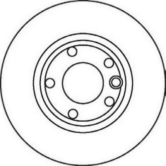 Гальмівний диск передній VW Transporter IV / Fiat Palio (1990->) Jurid 561857JC