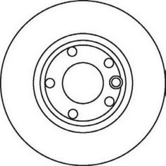 Гальмівний диск передній VW Transporter IV / Fiat Palio (1990->) Jurid 561857JC