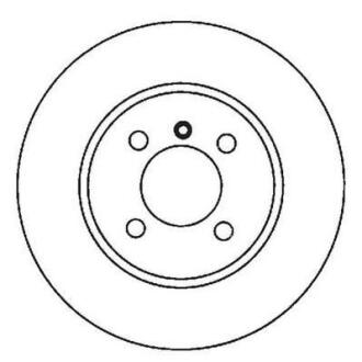 Гальмівний диск передній VW Polo / Lupo / Seat Arosa Jurid 561981JC