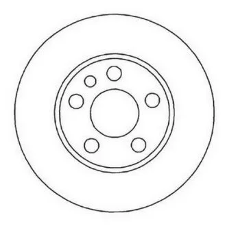 Диск тормозной (комп. 2шт.) Jurid 562033JC