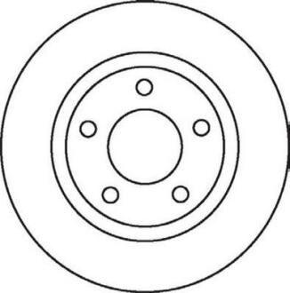 Гальмівний диск передній VW Passat / Audi A4, A8 / Seat Exeo Jurid 562060JC