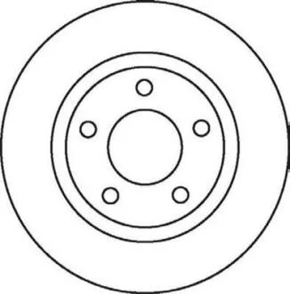 Гальмівний диск передній VW Passat / Audi A4, A8 / Seat Exeo Jurid 562060JC