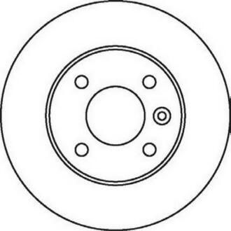 Гальмівний диск задній Opel Astra G, H, Meriva A / Chevrolet Corsa Jurid 562071JC