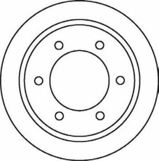 Гальмівний диск передній VW Caddy / Skoda Felicia Jurid 562073JC