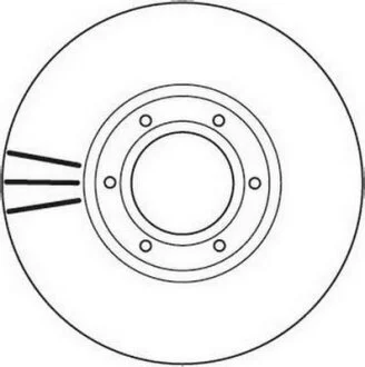Диск тормозной (комп. 2шт.) Jurid 562105JC