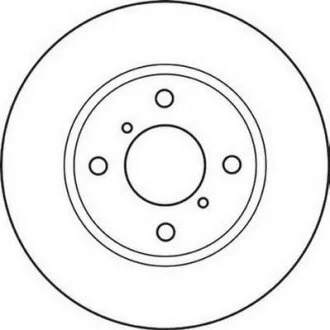 Диск гальмівний (комп. 2шт.) Jurid 562124JC