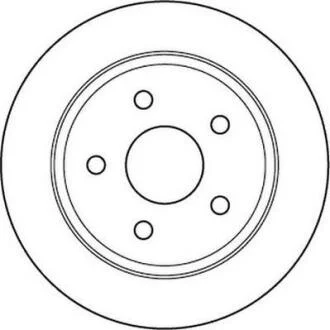 JEEP диск гальмівний задн.Grand Cherokee 99- Jurid 562148JC