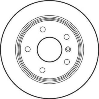 Гальмівний диск задній Mercedes A-Class (W168), Vaneo (1997->) Jurid 562149JC