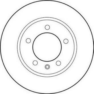 Гальмівний диск задній Renault Master / Opel Movano / Nissan InterStar / Saab 9-3 Jurid 562164JC