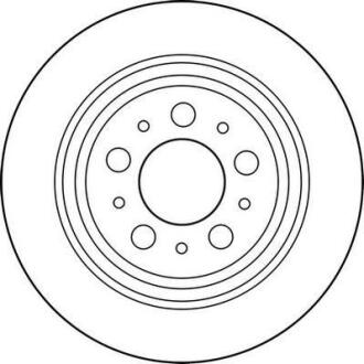 Гальмівний диск задній Volvo S60, S70, S80, V70, V70, XC Jurid 562174JC