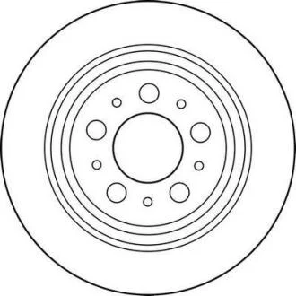 Гальмівний диск задній Volvo S60, S70, S80, V70, V70, XC Jurid 562174JC