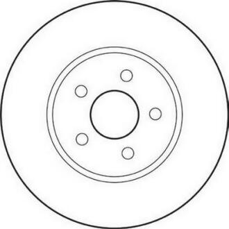 Гальмівний диск передній Ford Mondeo / Jaguar X-type Jurid 562180JC