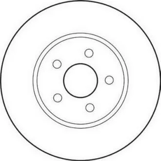 Гальмівний диск передній Ford Mondeo / Jaguar X-type Jurid 562180JC
