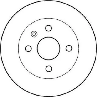 Диск гальмівний (комп. 2шт.) Jurid 562181JC