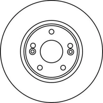 Диск тормозной (комп. 2шт.) Jurid 562182JC