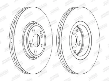 Гальмівний диск Jurid 562187JC-1