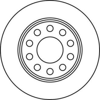 Гальмівний диск задній Audi A4 / Seat Exeo Jurid 562191JC