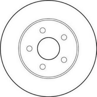 Гальмівний диск задній Ford Mondeo / Jaguar X-type, S-type Jurid 562193JC