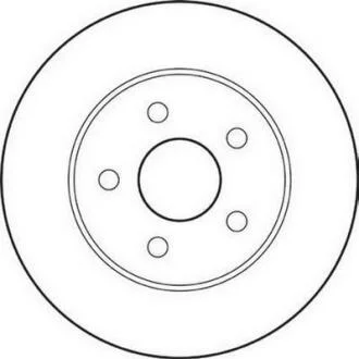 Гальмівний диск задній Ford Mondeo / Jaguar X-type, S-type Jurid 562193JC