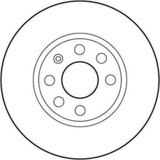 Гальмівний диск передній Opel Combo, Corsa, Meriva, Tigra Jurid 562196JC
