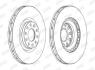 Диск тормозной передний AUDI A4/A61.8T,1.9TDI,2.4,2.5TDI, 2.6, 2.8 98-08 Jurid 562205JC-1 (фото 1)