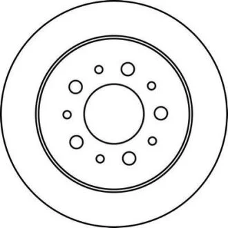Диск гальмівний (комп. 2шт.) Jurid 562215JC