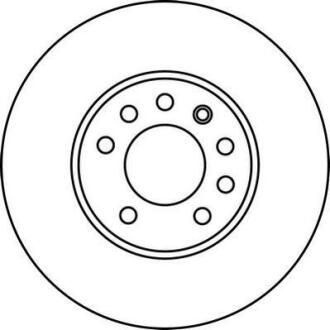 Гальмівний диск передній Opel Signum, Vectra C / Fiat Croma / Saab 9-3 / Lada Nova / Cadillac BLS Jurid 562216JC
