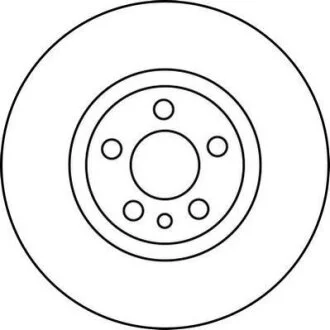 Диск гальмівний (комп. 2шт.) Jurid 562224JC