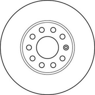Гальмівний диск передній VW Caddy,Golf/Audi A3/Seat Leon/Skoda Octavia Jurid 562235JC